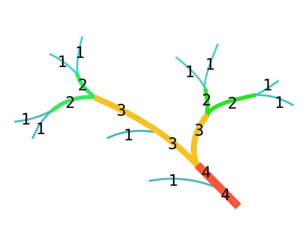 The Strahler Stream Order Basis.